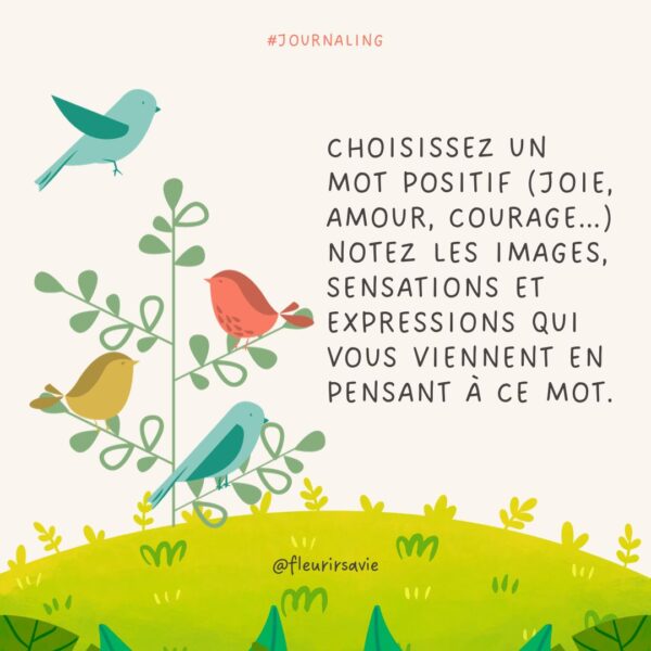 écriture journal positif créatif